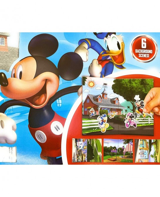 Scene for Sticker REUSIBLE Disney Stickers for Kids Book Toddlers Learning Game (Mickey/Jurassic) (Princess/Trolls) $28.62 Ki...