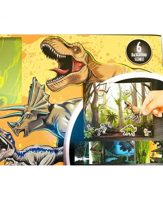 Scene for Sticker REUSIBLE Disney Stickers for Kids Book Toddlers Learning Game (Mickey/Jurassic) (Princess/Trolls) $28.62 Ki...