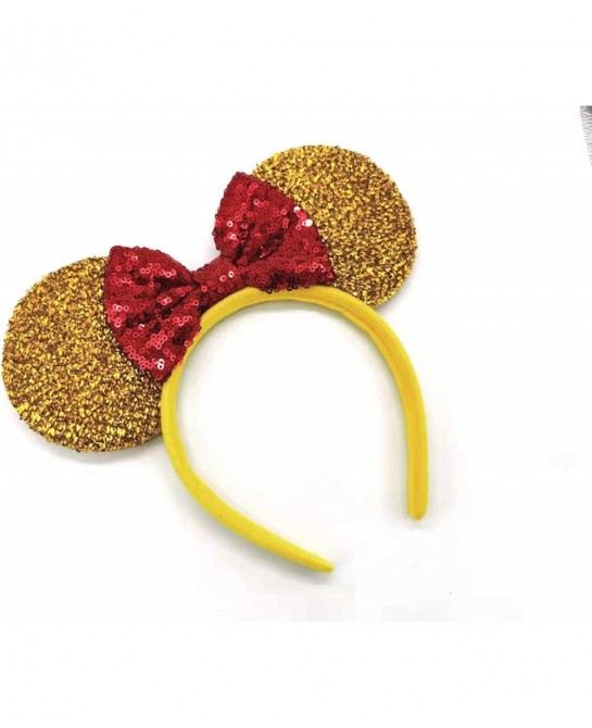 Beauty and the Beast Ears Belle Ears Belle Mickey Ears Disney Inspired Beauty and the Beast Ears Gold Minnie ears $23.97 Kids...