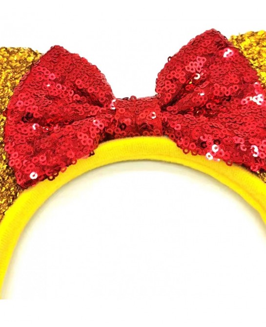 Beauty and the Beast Ears Belle Ears Belle Mickey Ears Disney Inspired Beauty and the Beast Ears Gold Minnie ears $23.97 Kids...