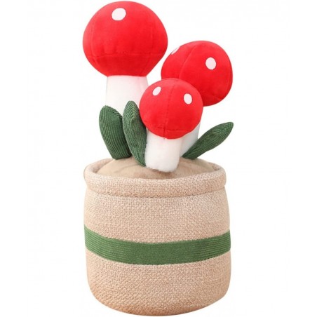 10”Adorable Plush Mushroom Ornaments Plant Cute Succulent Stuffed Animal Super Soft Plushies Huggable Toy Excellent Gifts for...
