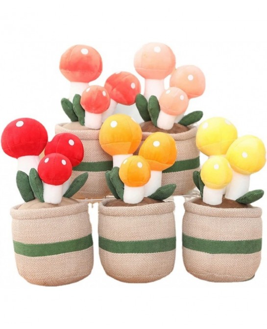 10”Adorable Plush Mushroom Ornaments Plant Cute Succulent Stuffed Animal Super Soft Plushies Huggable Toy Excellent Gifts for...