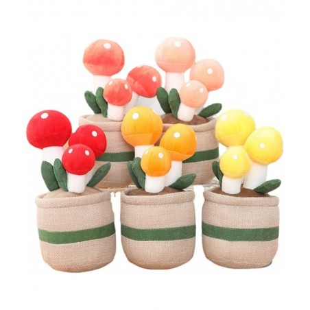 10”Adorable Plush Mushroom Ornaments Plant Cute Succulent Stuffed Animal Super Soft Plushies Huggable Toy Excellent Gifts for...