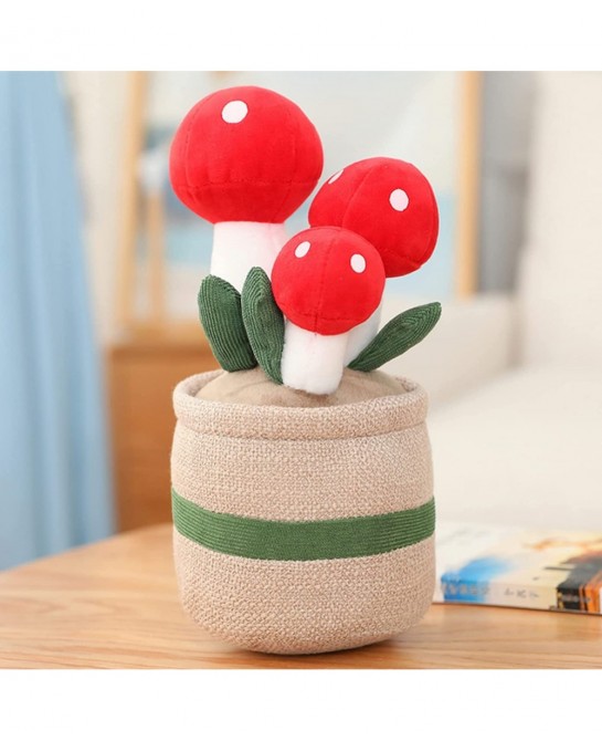 10”Adorable Plush Mushroom Ornaments Plant Cute Succulent Stuffed Animal Super Soft Plushies Huggable Toy Excellent Gifts for...