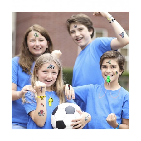 Soccer Party Favors 92 pcs Soccer Ball Fidget Spinners Soccer Themed Sports Party Favors Soccer Whistle Silicone Bracelet Key...
