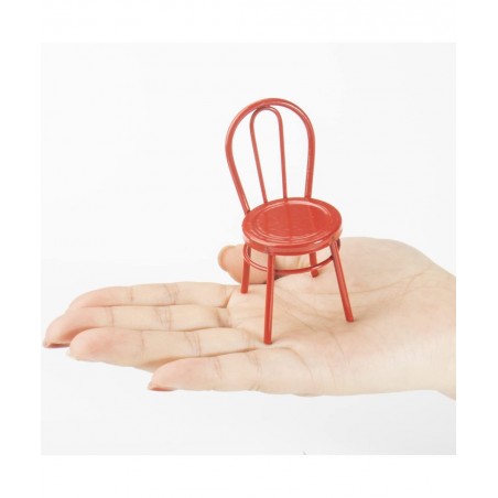 2 Pcs Miniature Yellow Dinning Chair 1:12 Scale Mini Metal Chairs for DIY Dollhouse Kitchen Furniture Decoration $21.72 Dollh...