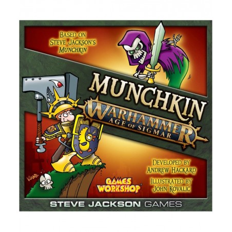 Munchkin Warhammer Age of Sigmar Board Game (Base Game) | Adult Kids & Family Game | Fantasy Adventure Roleplaying Game | Age...