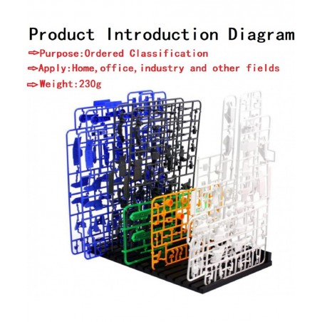 Plastic Parts Shelf Model Shelf Placing Rack Plastic Tool Drawer Storage Container Storage Box Suitable for Gundam DIY Model ...