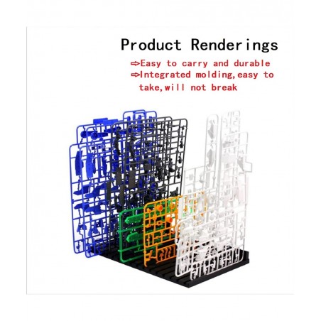 Plastic Parts Shelf Model Shelf Placing Rack Plastic Tool Drawer Storage Container Storage Box Suitable for Gundam DIY Model ...