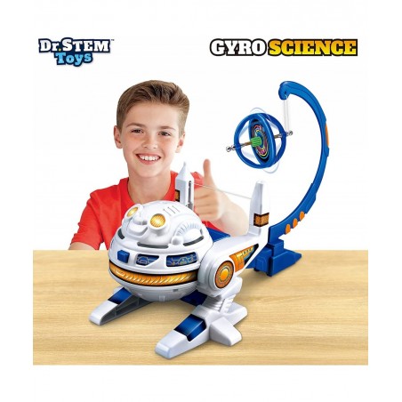 Gyro Science Kit | Unique Gyroscope Set Amazes Kids with 6 Awesome Science Stunts | Designed in USA for Boys & Girls 8 & Up |...