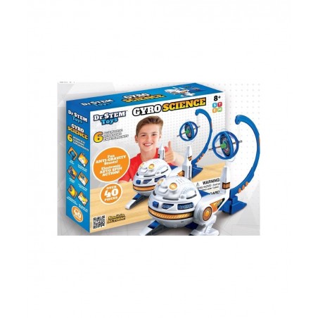 Gyro Science Kit | Unique Gyroscope Set Amazes Kids with 6 Awesome Science Stunts | Designed in USA for Boys & Girls 8 & Up |...