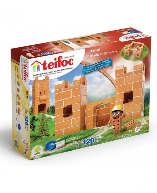 Small Castle Brick Construction Set 120 Building Bricks Erector Set and STEM Building Toy $49.22 Toy Building Sets