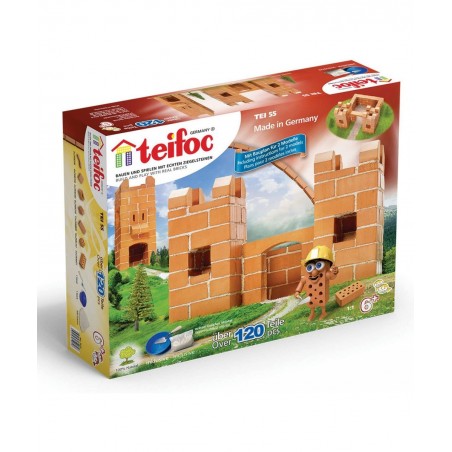 Small Castle Brick Construction Set 120 Building Bricks Erector Set and STEM Building Toy $49.22 Toy Building Sets
