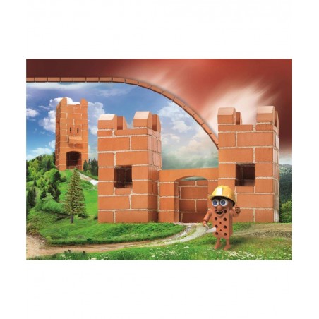 Small Castle Brick Construction Set 120 Building Bricks Erector Set and STEM Building Toy $49.22 Toy Building Sets