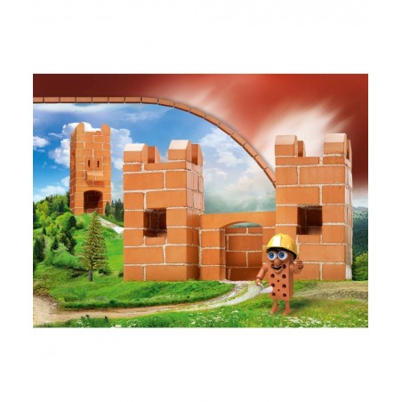 Small Castle Brick Construction Set 120 Building Bricks Erector Set and STEM Building Toy $49.22 Toy Building Sets