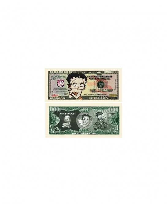 Pack of 50 Bills - Betty Boop Million Dollar Bill $26.89 Gags & Practical Joke Toys