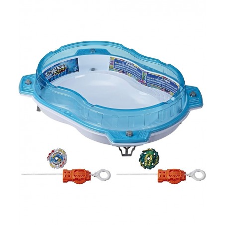 Burst Rise Hypersphere Vertical Drop Battle Set -- Complete Set with Beystadium 2 Battling Top Toys and 2 Launchers Ages 8 an...