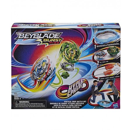Burst Rise Hypersphere Vertical Drop Battle Set -- Complete Set with Beystadium 2 Battling Top Toys and 2 Launchers Ages 8 an...
