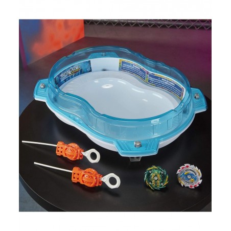 Burst Rise Hypersphere Vertical Drop Battle Set -- Complete Set with Beystadium 2 Battling Top Toys and 2 Launchers Ages 8 an...