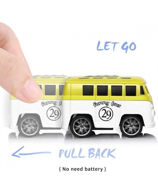 Toys Pull Back Vehicles Car Toy Play Set Friction Powered Die-cast Small Cars Trucks for Boys Toy Girls Toddler Kids Party Fa...