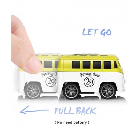 Toys Pull Back Vehicles Car Toy Play Set Friction Powered Die-cast Small Cars Trucks for Boys Toy Girls Toddler Kids Party Fa...