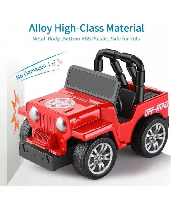 Toys Pull Back Vehicles Car Toy Play Set Friction Powered Die-cast Small Cars Trucks for Boys Toy Girls Toddler Kids Party Fa...