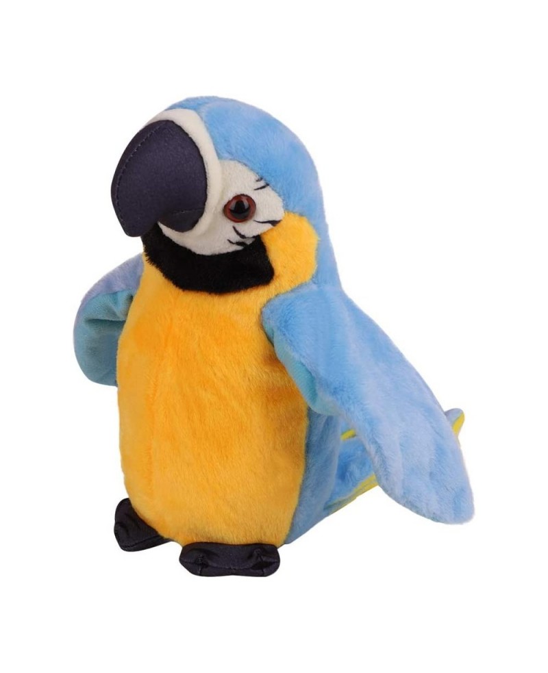 Talking Parrot Toy Macaw Parrot Plush Stuffed Toys Animal Plush Toy Repeat What You Say Stuffed Parrot Pet Toy Plush Buddy Pa...