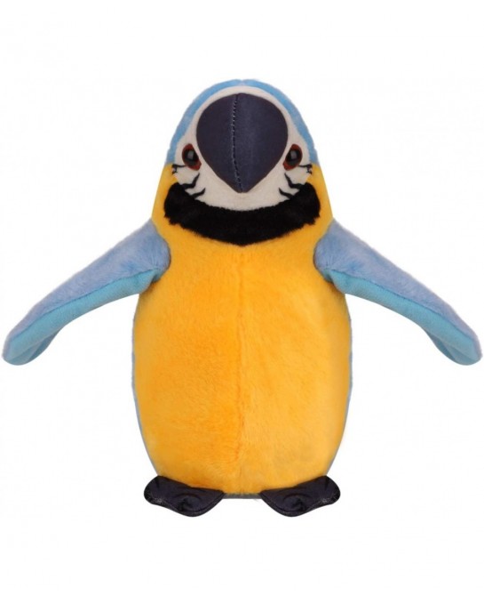 Talking Parrot Toy Macaw Parrot Plush Stuffed Toys Animal Plush Toy Repeat What You Say Stuffed Parrot Pet Toy Plush Buddy Pa...