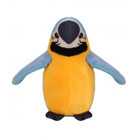 Talking Parrot Toy Macaw Parrot Plush Stuffed Toys Animal Plush Toy Repeat What You Say Stuffed Parrot Pet Toy Plush Buddy Pa...