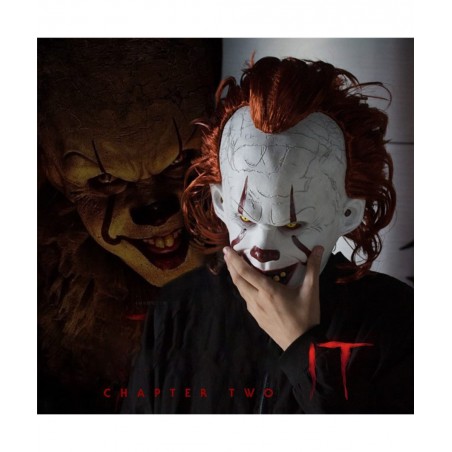 Halloween Clown IT Mask Halloween party Mask Creepy IT Clown Mask is Perfect for Cosplay Holiday Party Mask $27.49 Kids' Dres...