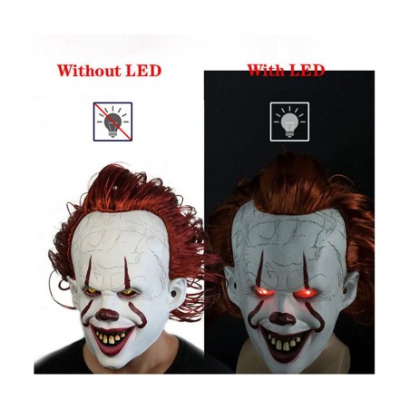 Halloween Clown IT Mask Halloween party Mask Creepy IT Clown Mask is Perfect for Cosplay Holiday Party Mask $27.49 Kids' Dres...
