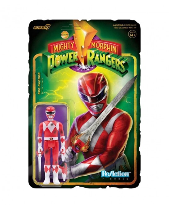 Power Rangers: Red Ranger (Battle Damaged) Reaction Figure $29.06 Action Figures