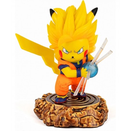 DBZ Goku Figure Statue Super Saiyan ssj3 Collection Birthday Gifts PVC 4 Inch $33.76 Action Figures