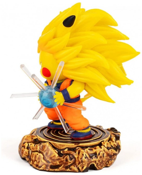 DBZ Goku Figure Statue Super Saiyan ssj3 Collection Birthday Gifts PVC 4 Inch $33.76 Action Figures