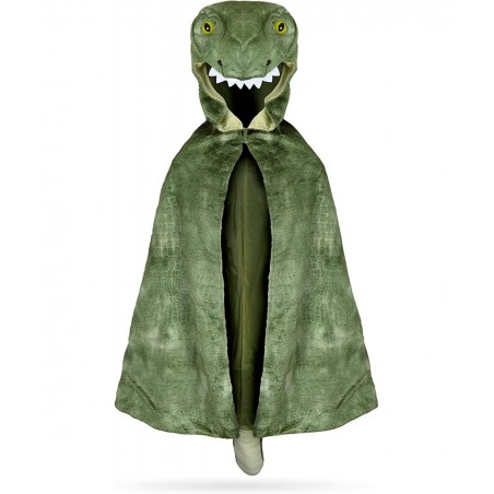 56705 T-Rex Hooded Cape US Size 4-5 Green $66.50 Kids' Costumes