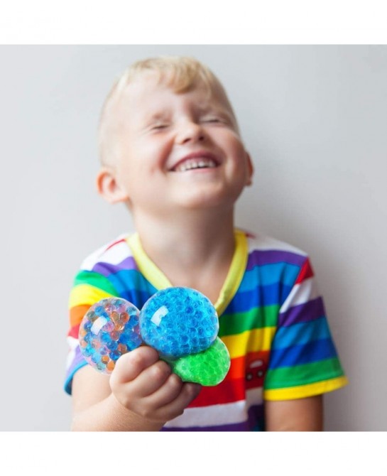 3 Set Water Beads Stress Relief Squeezing Balls for Kids and Adults: Best Calming Tool to Relieve Anxiety Vent Mood and Impro...