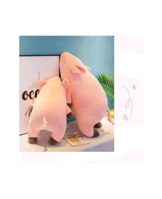 Stuffed Pig Animal Plush Toys Soft Pig Plush Adorable Hugging Pillow Cute Throw Plushie Ideal Gift Gift for Holidays and Birt...