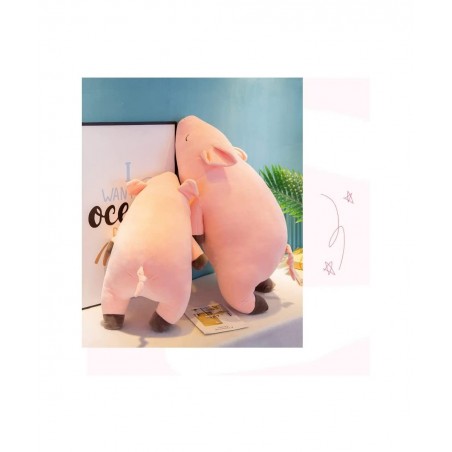 Stuffed Pig Animal Plush Toys Soft Pig Plush Adorable Hugging Pillow Cute Throw Plushie Ideal Gift Gift for Holidays and Birt...