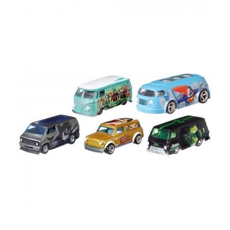 Limited Edition Premium 1:64 Scale 5-Car Box Set Features DC Artist Alex Ross Illustrations for Collectors and kids 3 years a...