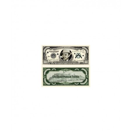 Pack of 25 - Al Capone $100000.00 Bills - One of The Worlds Most Notorious Gangsters $22.96 Gags & Practical Joke Toys