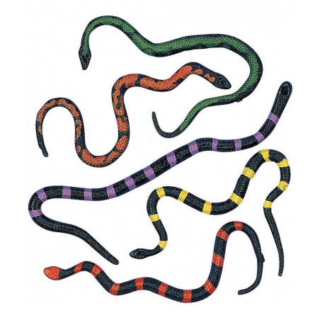 Stretchable Snakes - Toys - 12 Pieces $15.76 Miniature Novelty Toys