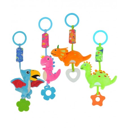 Baby Toys for 0 3 6 9 12 Months Soft Rattle Wind Chime Car Seat Crib Stroller Toys Dinosaur Baby Hanging Toys Birthday Christ...