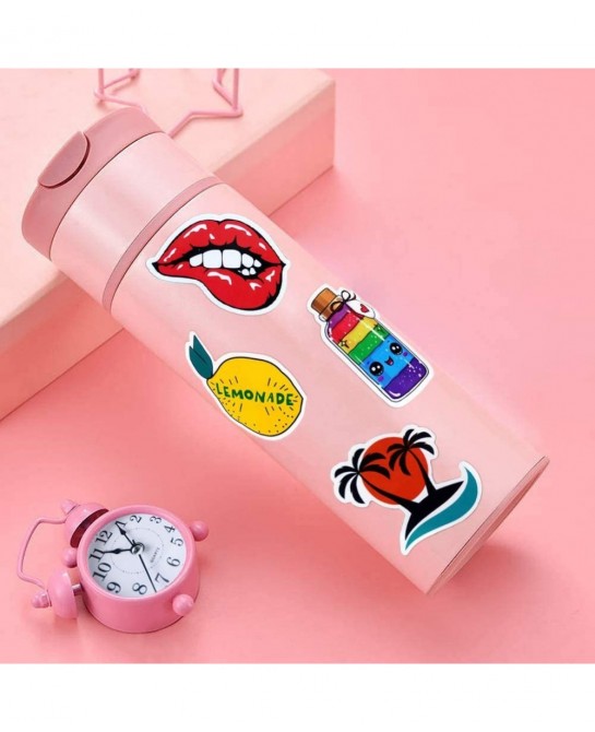VSCO Stickers for Water Bottles 100 Pack Laptop Stickers Aesthetic Trendy Waterproof Vinyl Stickers for Skateboard Bike Cute ...