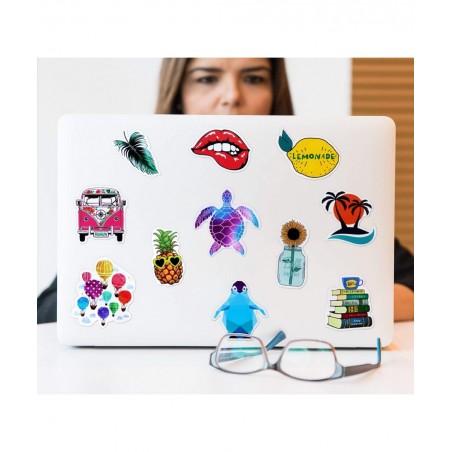 VSCO Stickers for Water Bottles 100 Pack Laptop Stickers Aesthetic Trendy Waterproof Vinyl Stickers for Skateboard Bike Cute ...