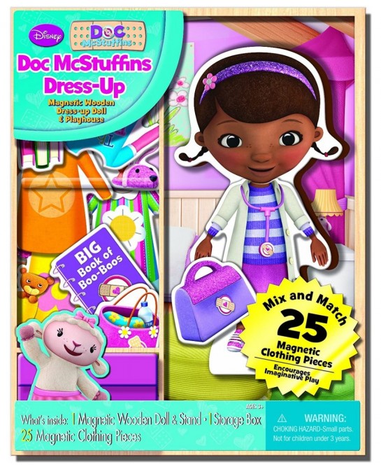Disney Doc McStuffins Wooden Magnetic Playset 25-Piece $26.75 Paper & Magnetic Dolls