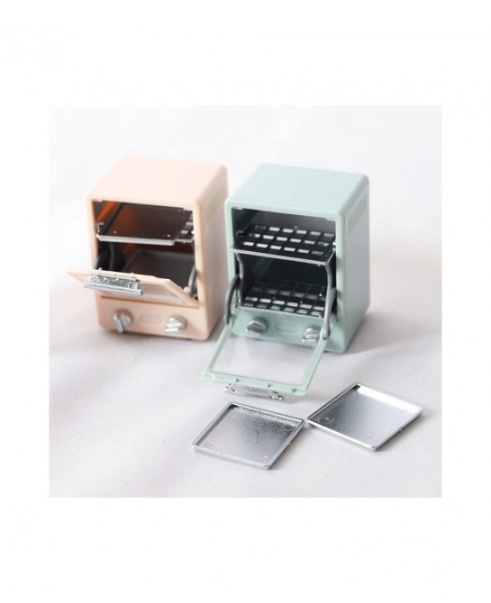 Miniature Dollhouse Oven 1:12 Scale Doll House Microwave Furniture Model Plastic Mini Kitchen Appliance DIY Accessory Decorat...