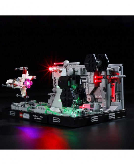 Light for Lego Death-Star-Trench-Run-Diorama 75329 - Led Lighting Kit Compatible with Lego Star Wars 75329 - Not Include The ...