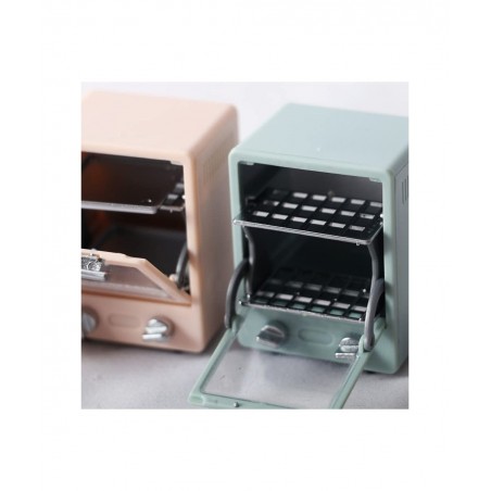 Miniature Dollhouse Oven 1:12 Scale Doll House Microwave Furniture Model Plastic Mini Kitchen Appliance DIY Accessory Decorat...