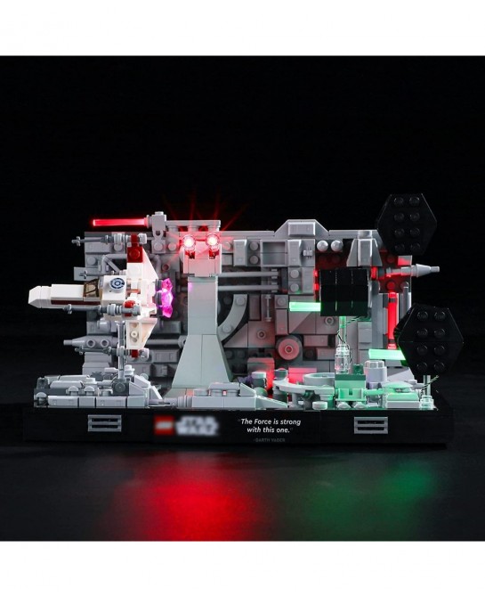 Light for Lego Death-Star-Trench-Run-Diorama 75329 - Led Lighting Kit Compatible with Lego Star Wars 75329 - Not Include The ...