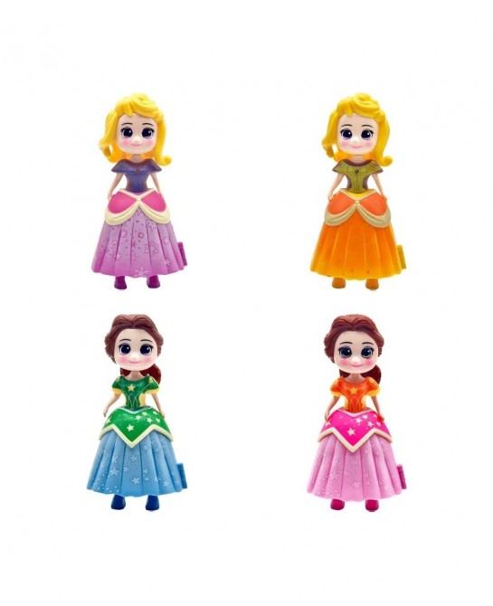 4 Pack Princess Jumbo Deformation Pre-Filled Easter Eggs with Toys Inside for Kids Girls Boys Gifts Easter Basket Stuffers Pa...